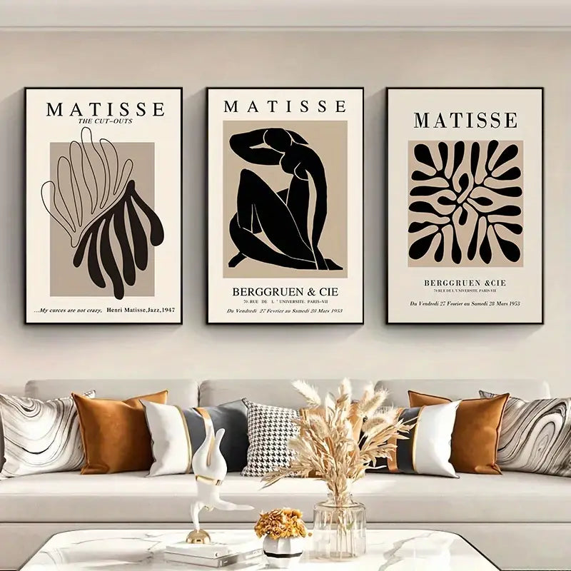 Matisse Line Art Decor 15.7x23.6 Inch