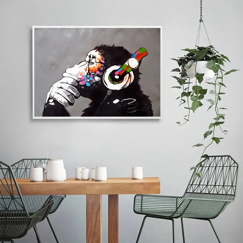 Cheeky Monkeys Canvas Art - Bathroom Wall Decor