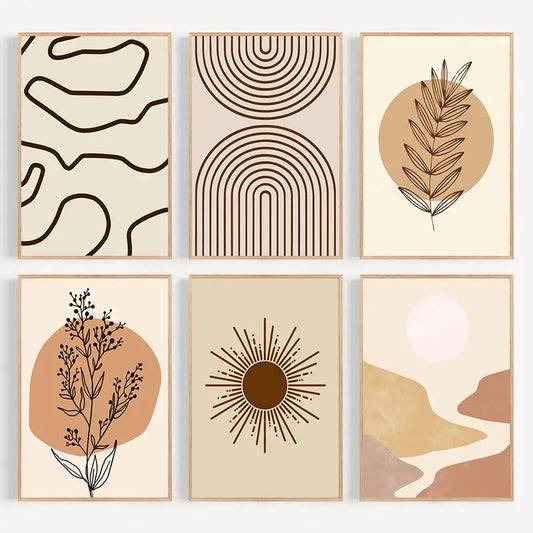 Boho Serenity Canvas Art Collection (11.8x15.7in)