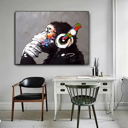 Cheeky Monkeys Canvas Art - Bathroom Wall Decor