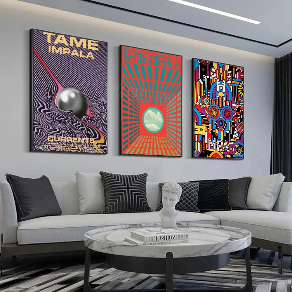 Psychedelic Skull Poster – HD Wall Art (Tame-inspired)