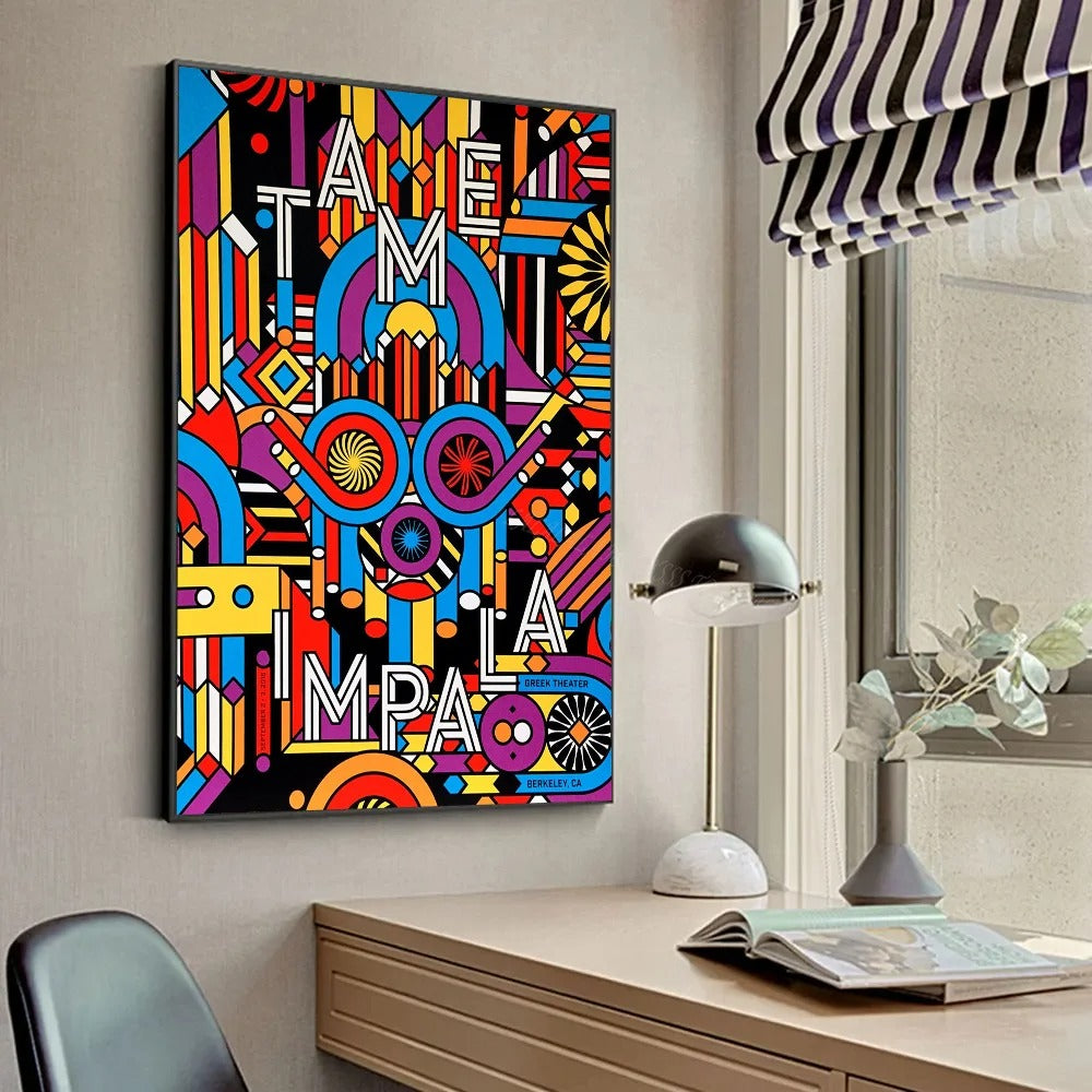 Psychedelic Skull Poster – HD Wall Art (Tame-inspired)