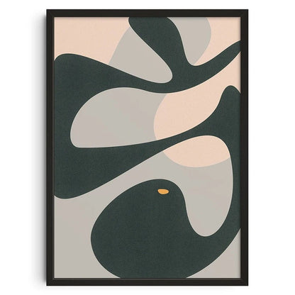 Retro Mind Maze – Vintage Abstract Canvas Wall Art