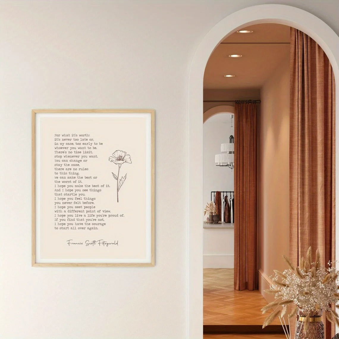 Trendy Text Poster – Modern Canvas Wall Art