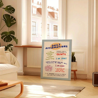 Trendy Text Poster – Modern Canvas Wall Art