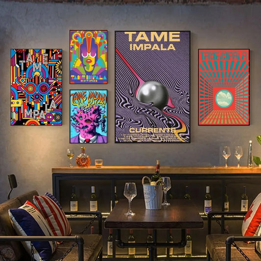 Psychedelic Skull Poster – HD Wall Art (Tame-inspired)