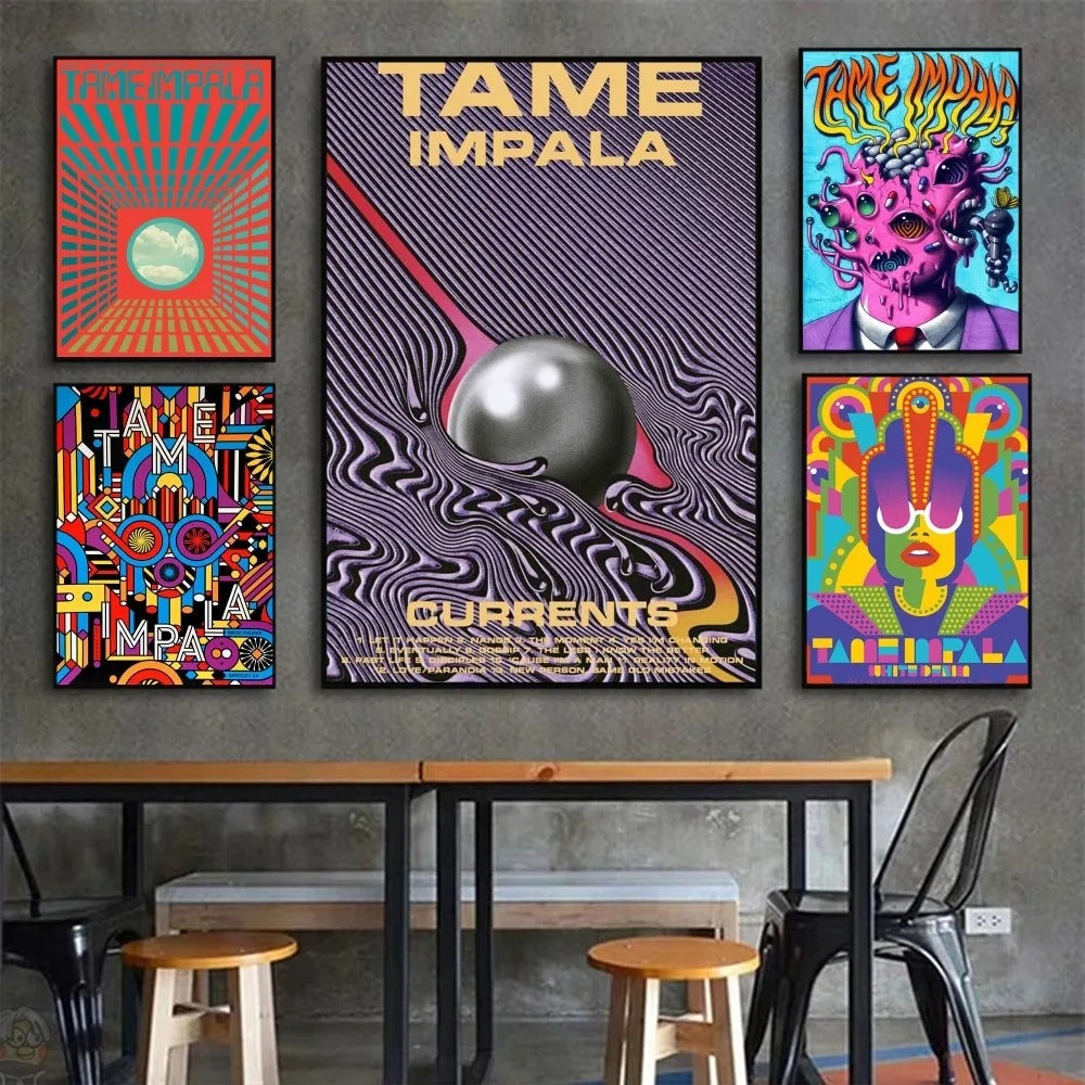 Psychedelic Skull Poster – HD Wall Art (Tame-inspired)
