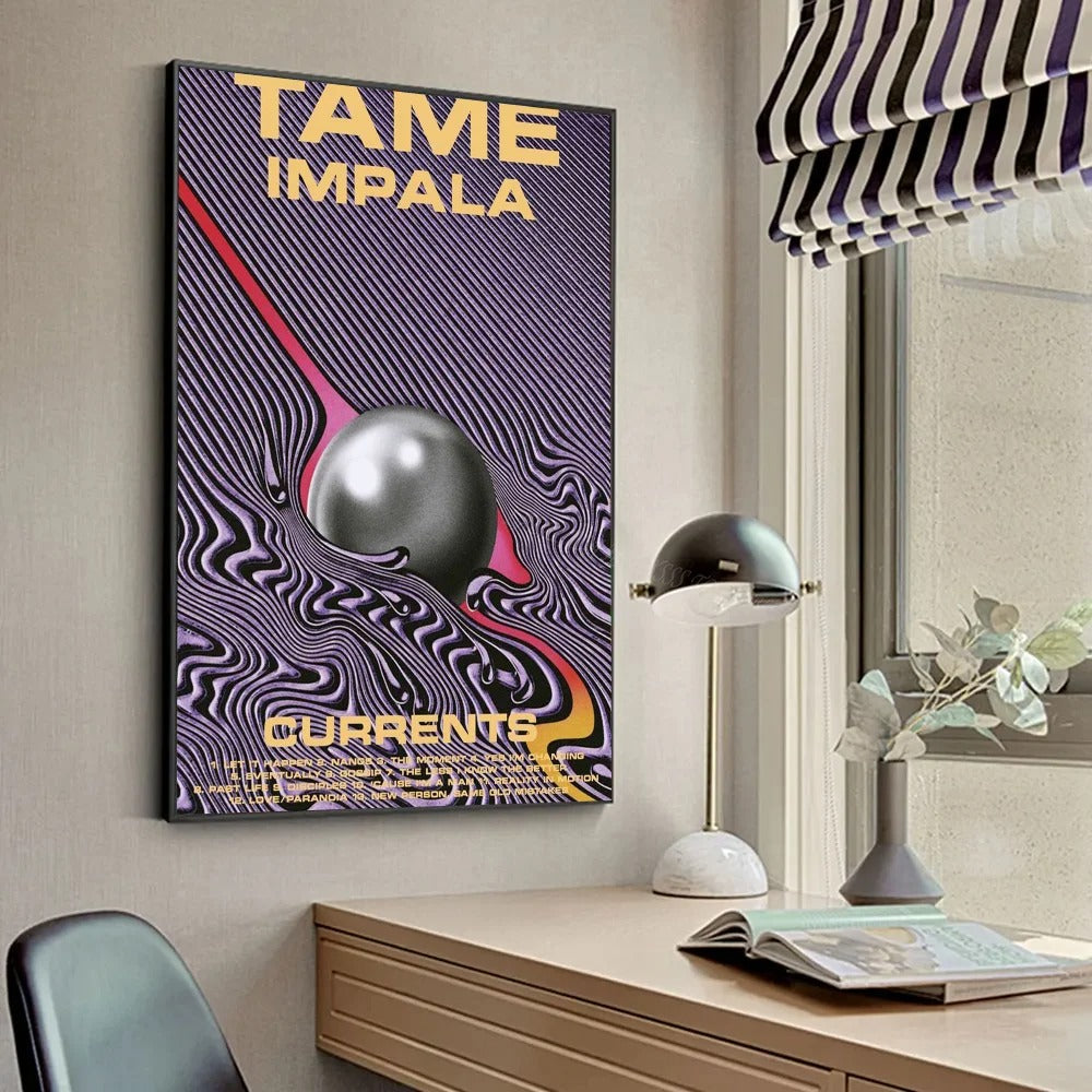 Psychedelic Skull Poster – HD Wall Art (Tame-inspired)