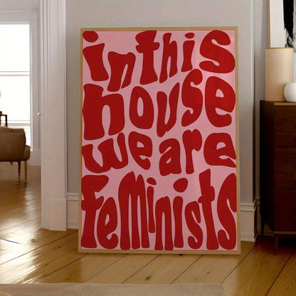 Trendy Text Poster – Modern Canvas Wall Art