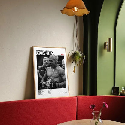 UFC Black & White Fighters Poster — Unframed