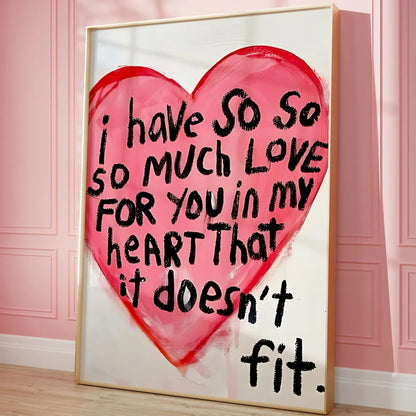 Trendy Text Poster – Modern Canvas Wall Art