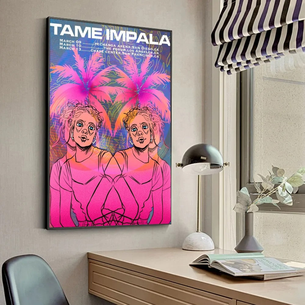Psychedelic Skull Poster – HD Wall Art (Tame-inspired)