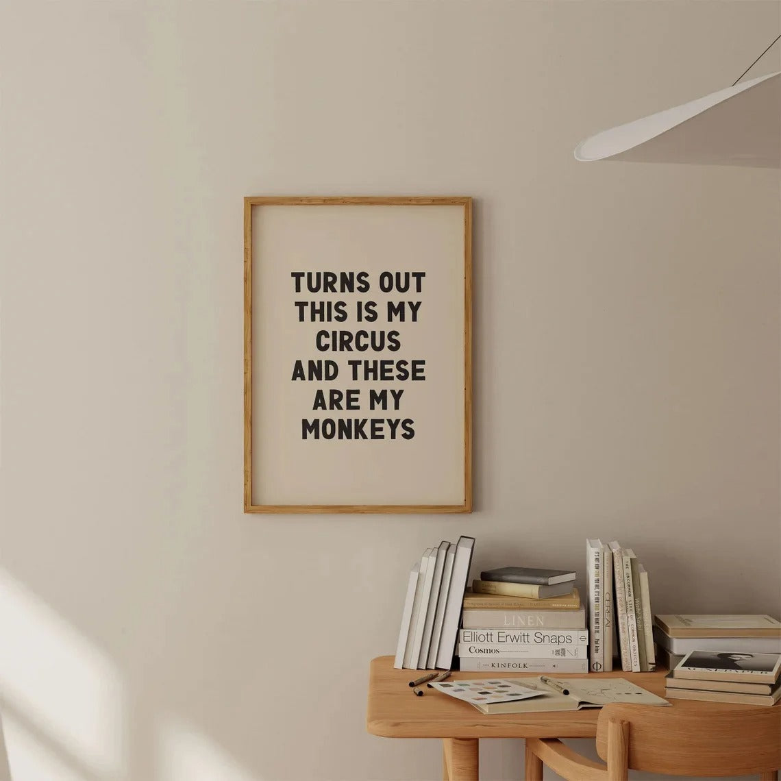 Trendy Text Poster – Modern Canvas Wall Art
