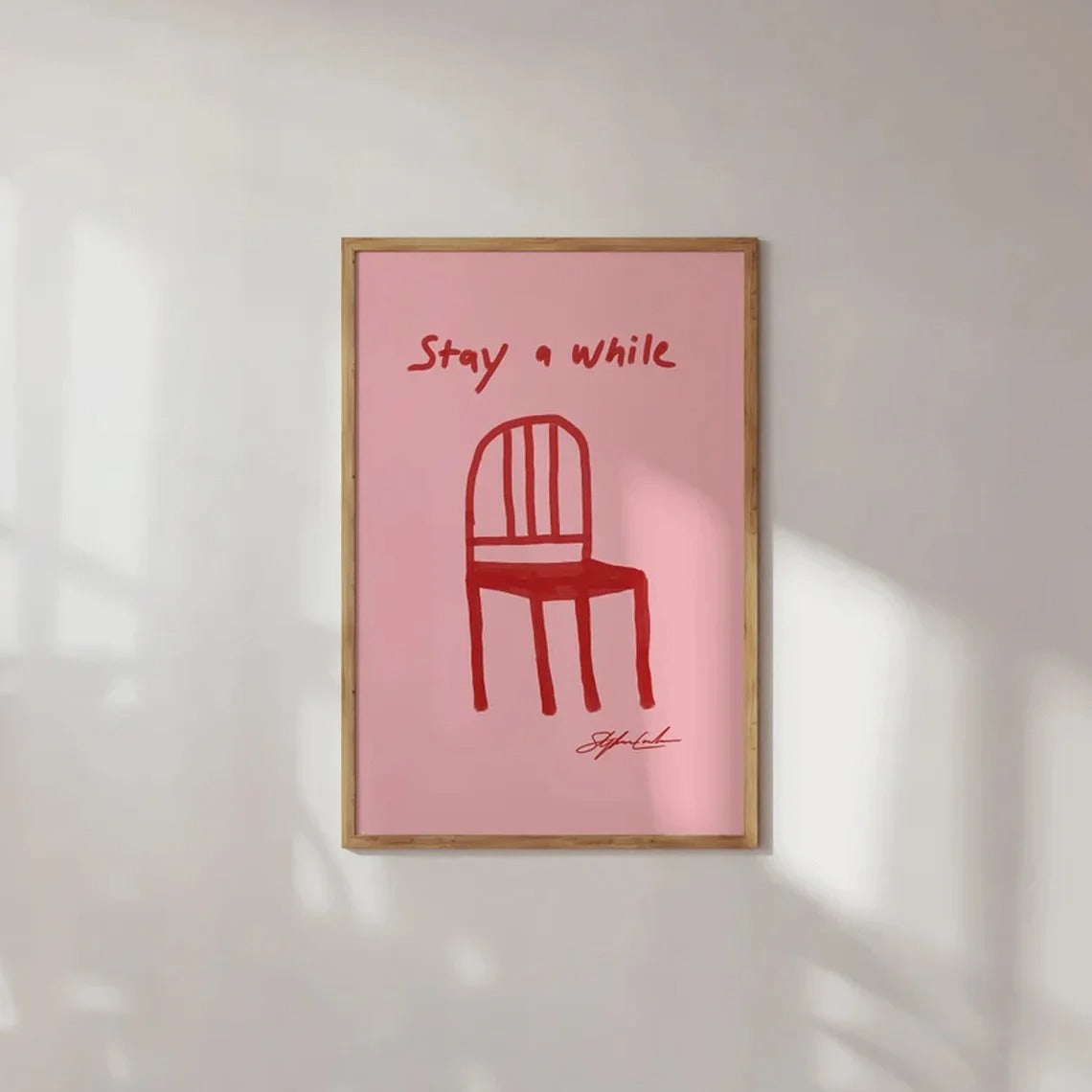 Trendy Text Poster – Modern Canvas Wall Art