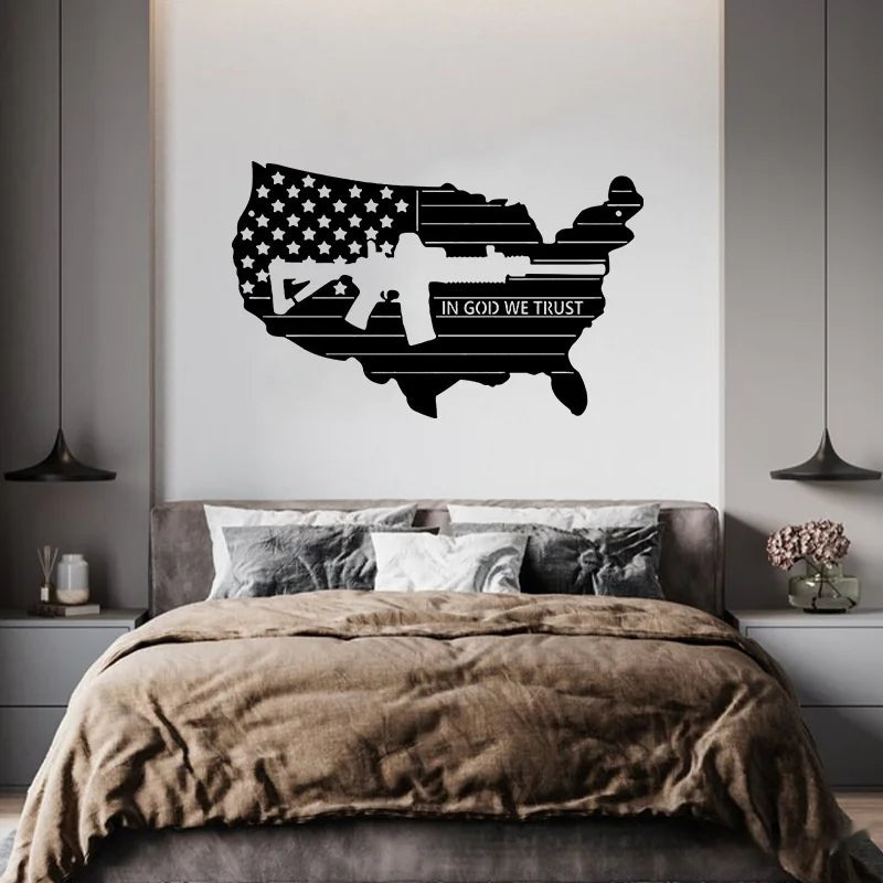 Belief Globe Metal Wall Decor